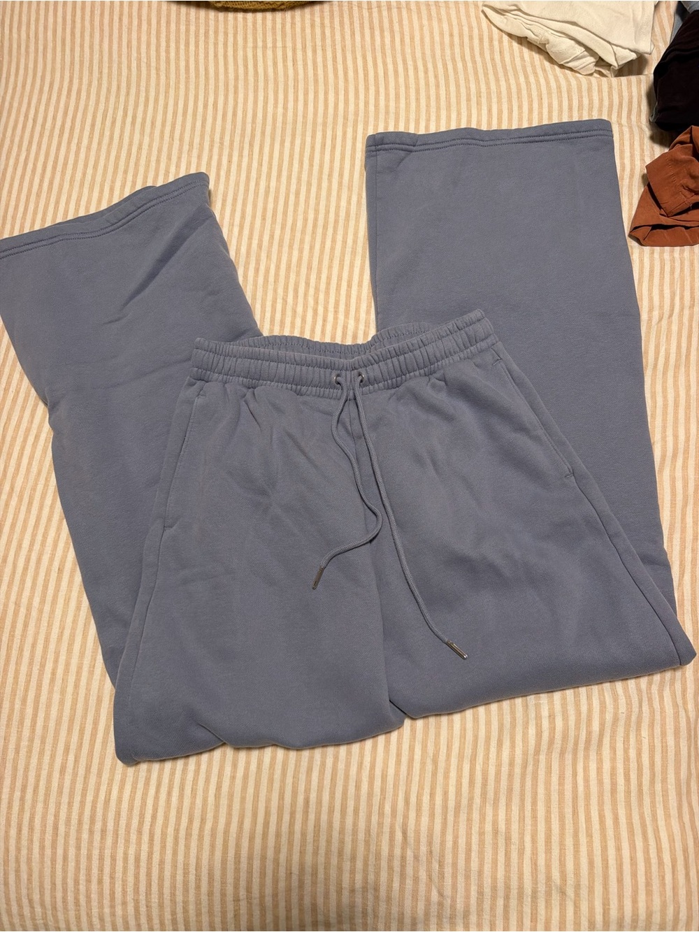 Abercrombie & Fitch Slate Blue Drawstring Joggers